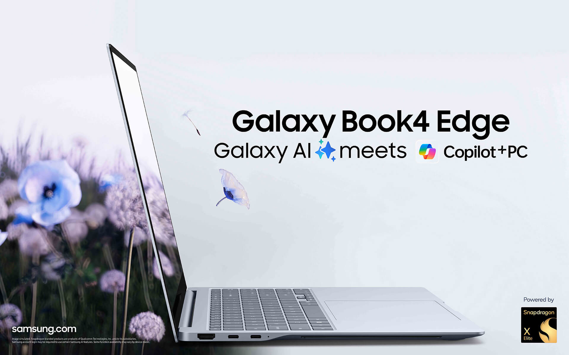 Samsung Galaxy Book4 Edge Chạy Chip Qualcomm Snapdragon® X Elite