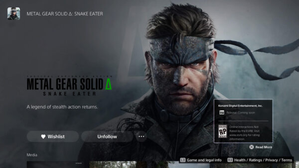 Metal Gear Solid Delta: Cấu hình cao, tối thiểu RTX 2060 Super