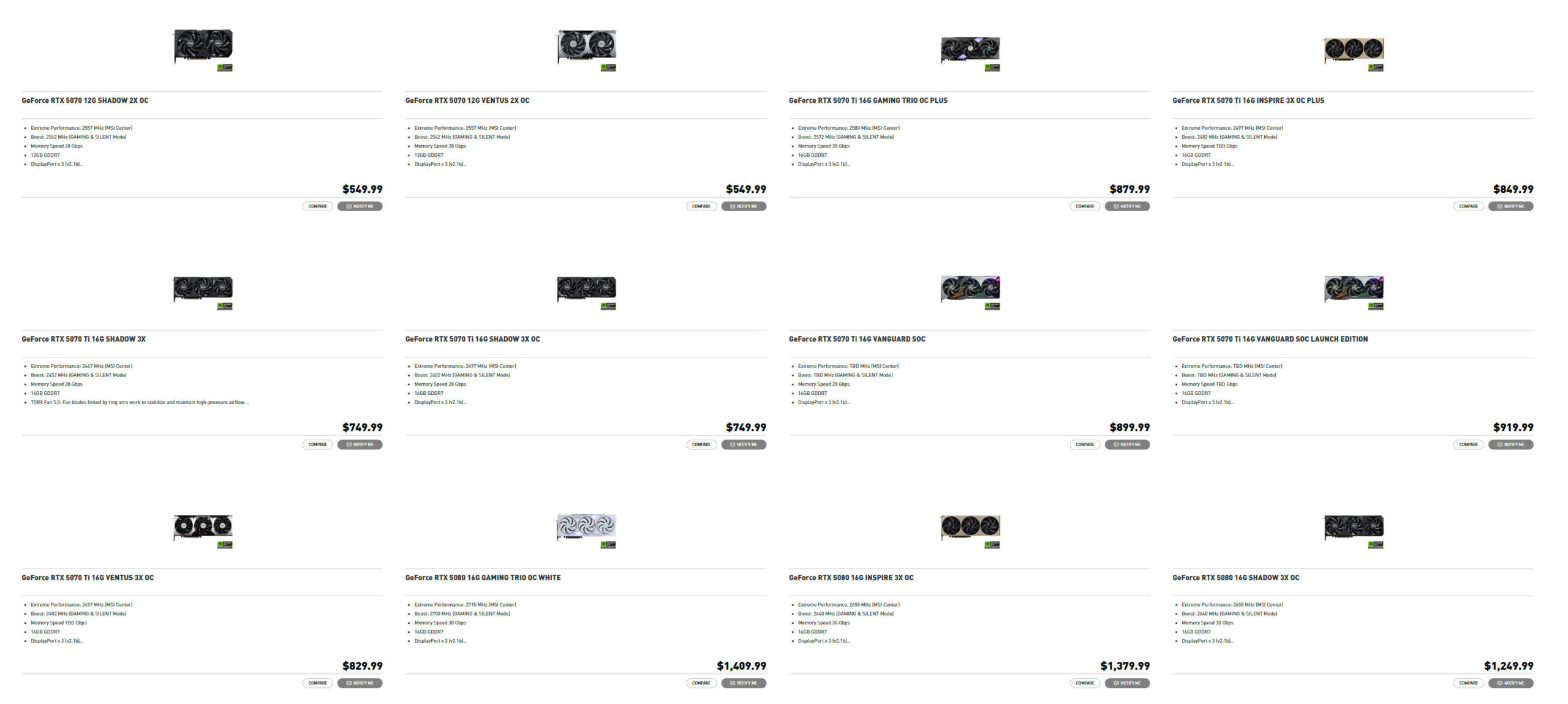 Msi Bị Phát Hiện Nâng Giá Rtx 50 Series 02