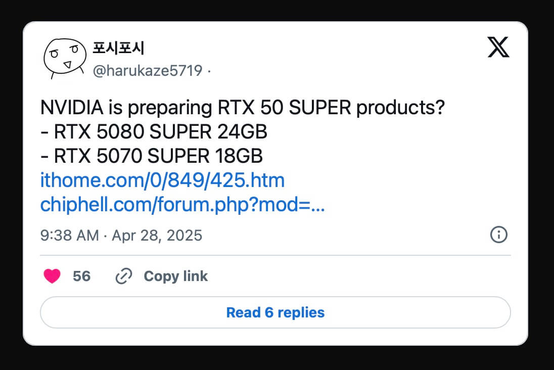 Nvidia Chuẩn Bị Ra Mắt Dòng Geforce Rtx 50 Super 01