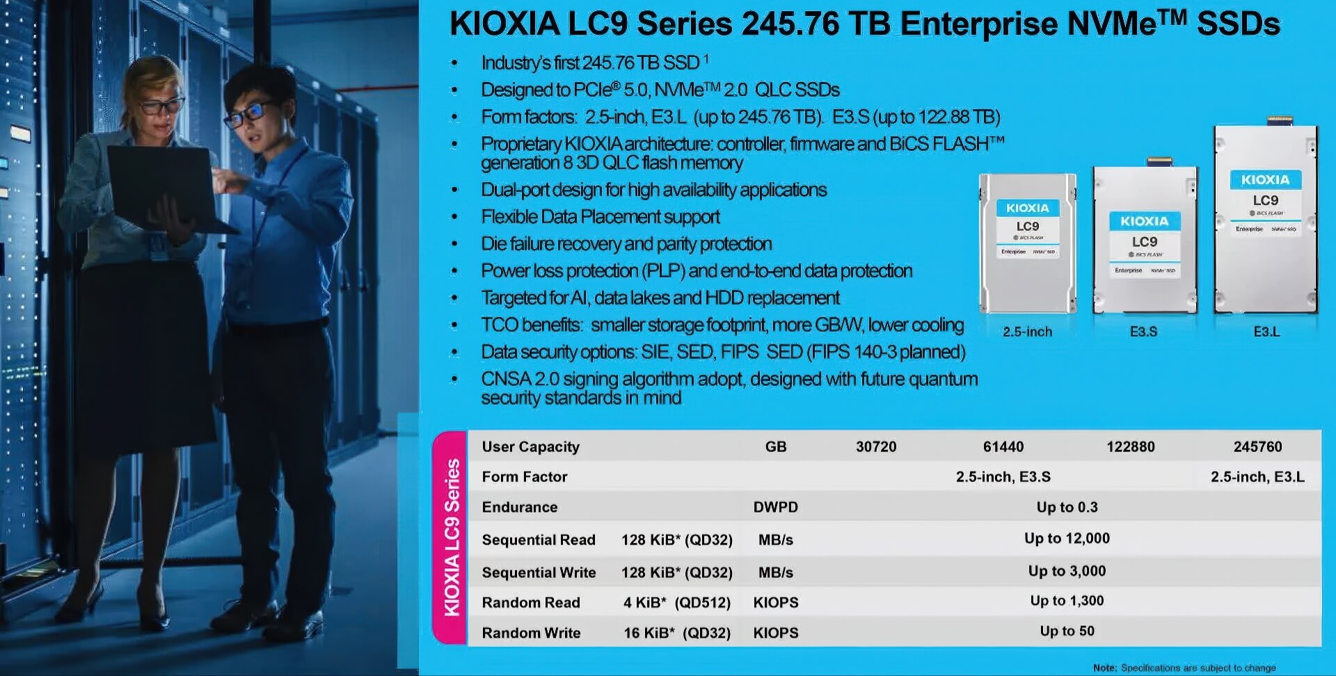 Kioxia Ra Mắt Ssd 245tb Bước Tiến Mới Cho Lưu Trữ Ai Và Trung Tâm Dữ Liệu Quy Mô Lớn