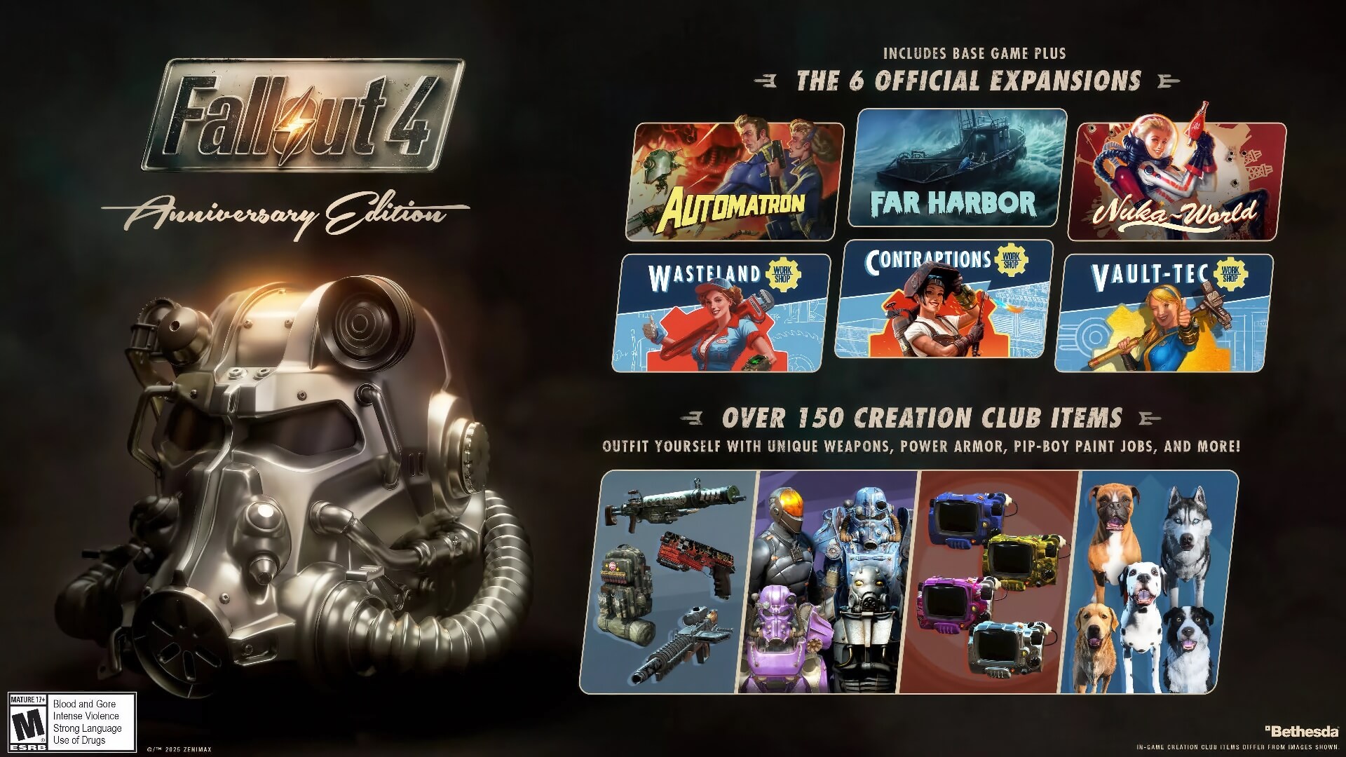 Fallout 4 Anniversary Edition ra mắt tháng 11, xác nhận lên Switch 2026