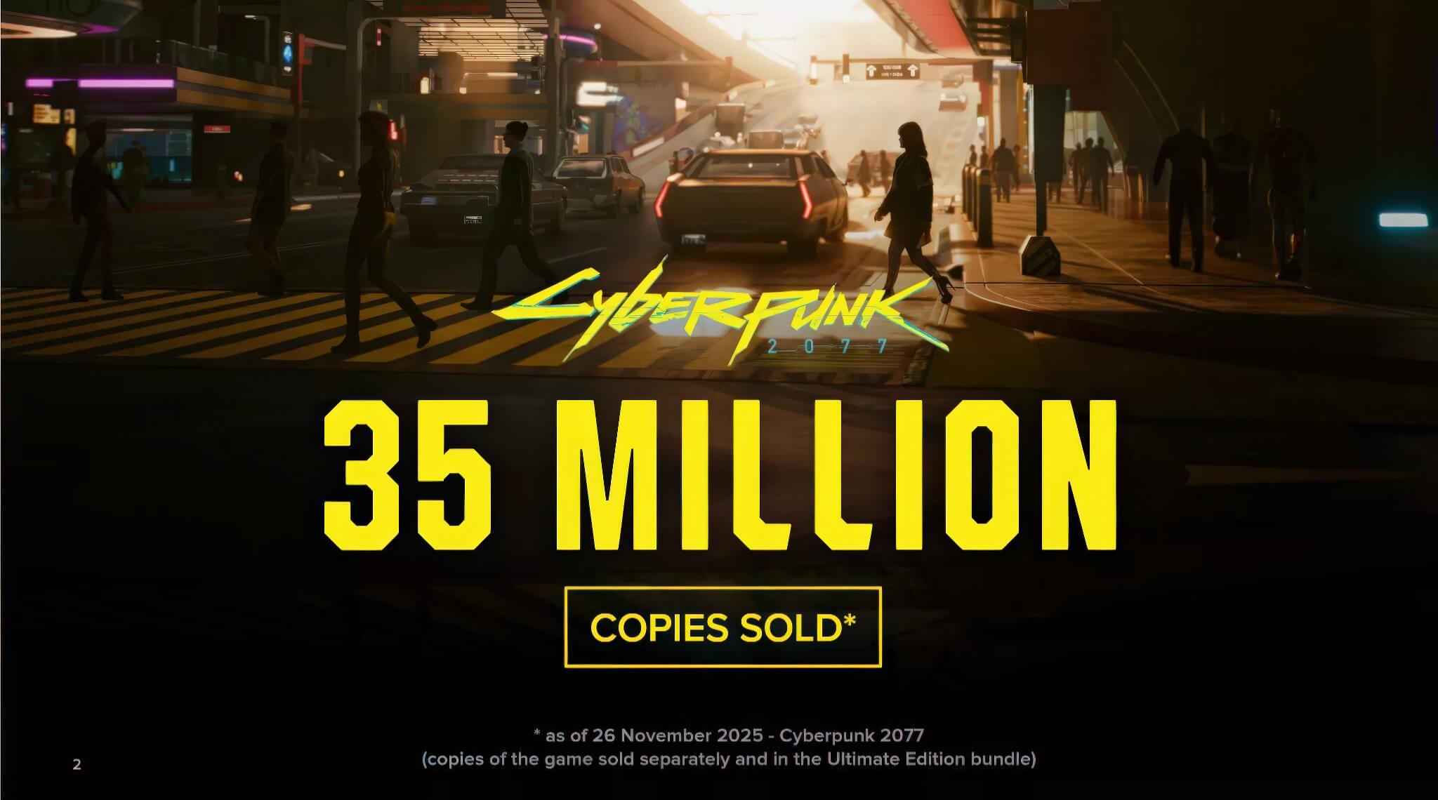 Cyberpunk 2077 bán 35 triệu bản: Vượt The Witcher 3 về tốc độ