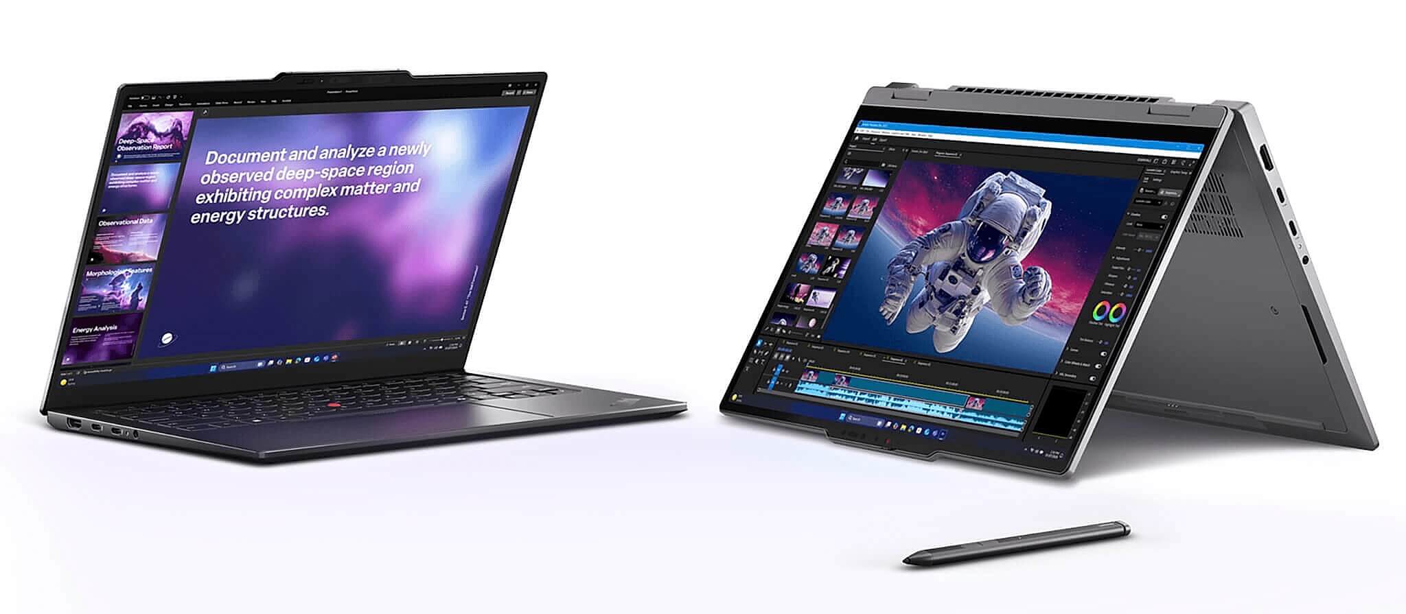 Khu trưng bày laptop cho lập trình viên nhiều phân khúc tại cửa hàng Nhiều mẫu laptop business và workstation cho dev trưng bày tại cửa hàng