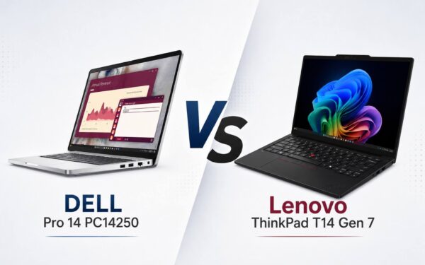 Dell Pro 14 PC14250 hay ThinkPad T14 Gen 7 cho người dùng văn phòng?