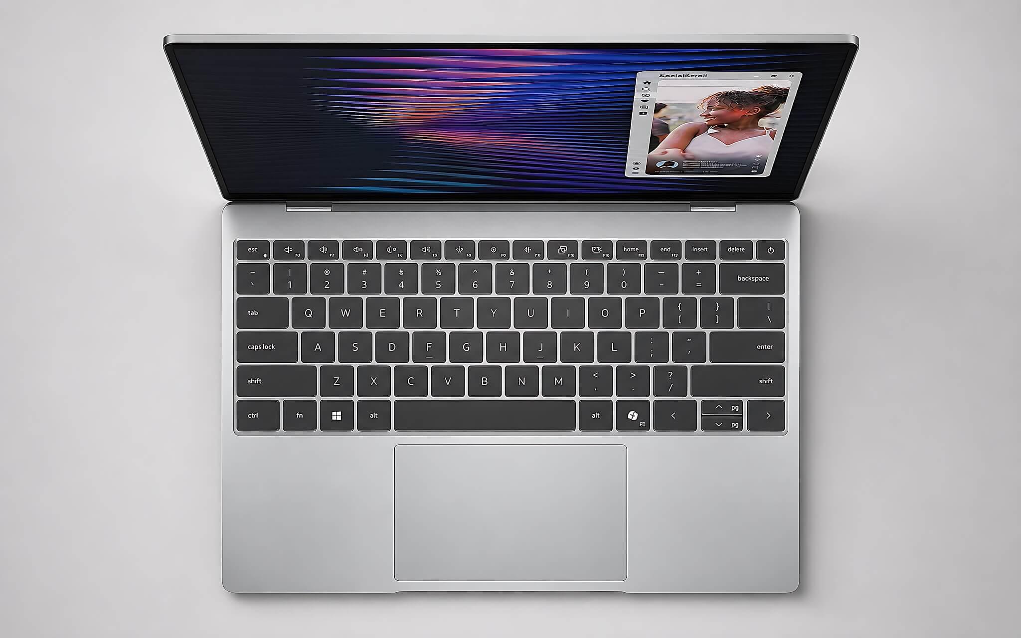 DELL XPS 13 DX13260 (2026) - bàn phím và bàn rê laptop