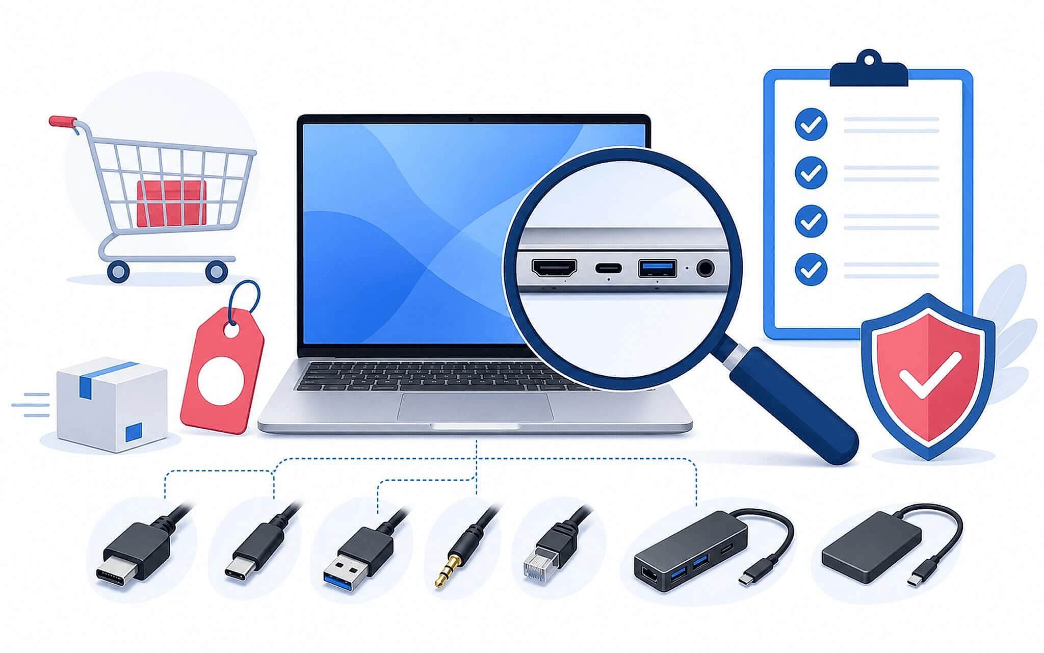 Đối chiếu chuẩn kết nối USB-C trước khi mua phụ kiện laptop
