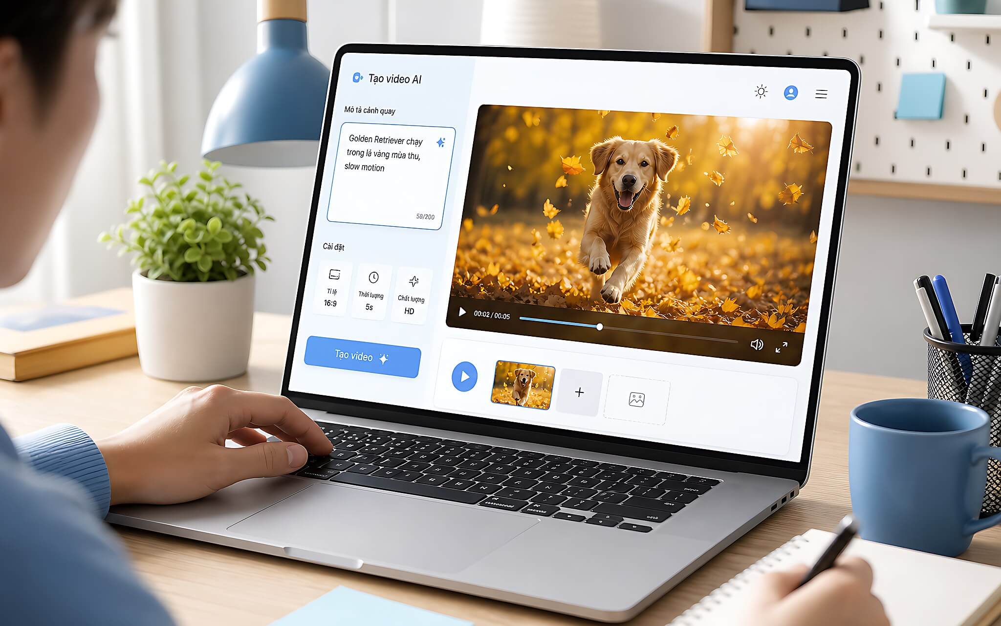Các bước tạo video AI đầu tiên cho người mới bắt đầu