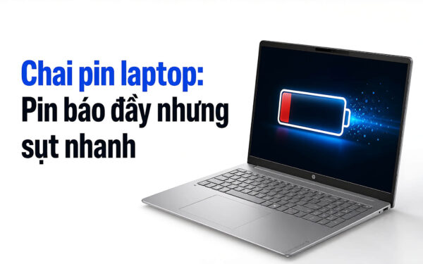 Cách đo chuẩn độ chai pin laptop và đọc thông số hao mòn thực tế