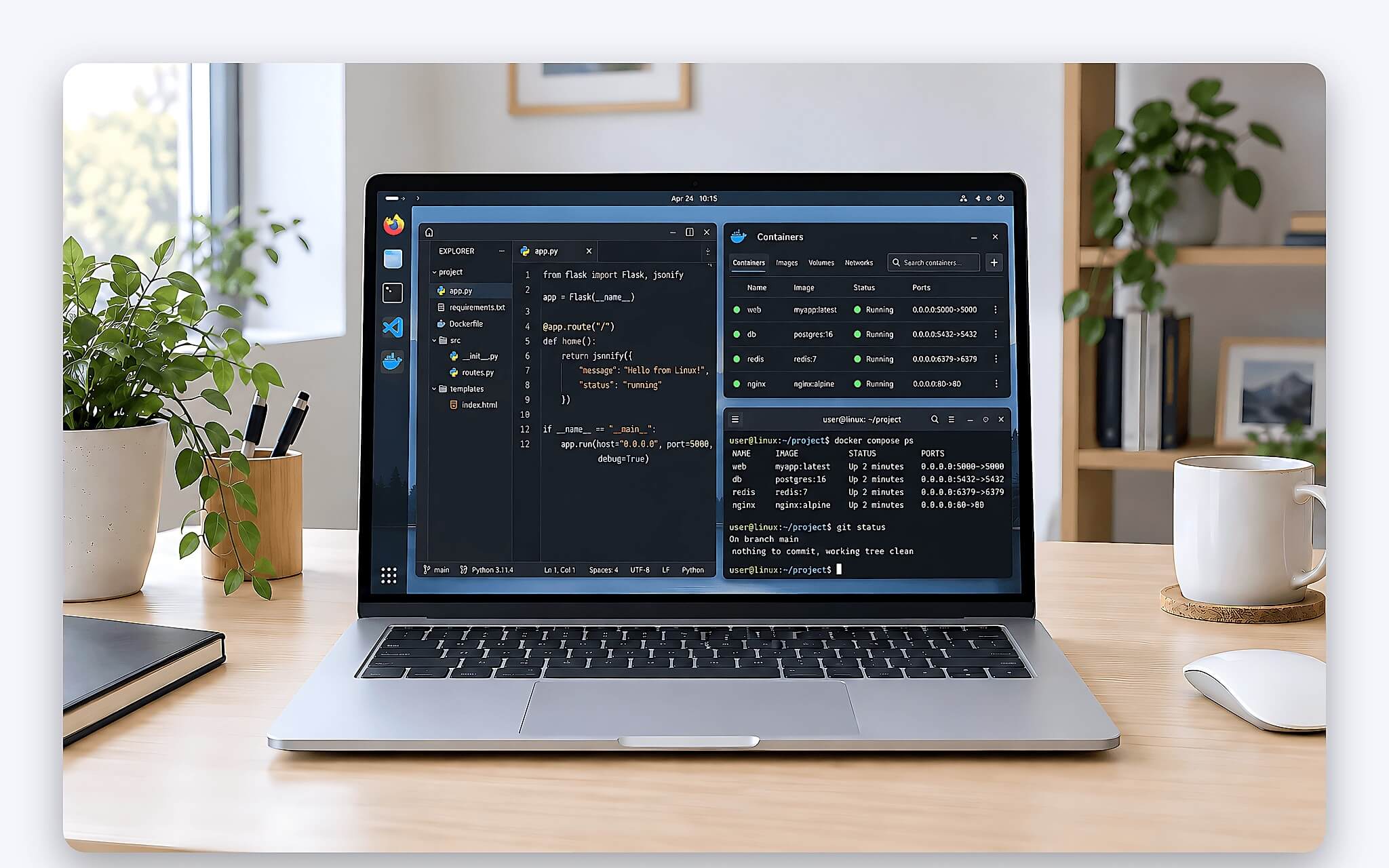 Nhóm công việc lập trình và máy chủ hưởng lợi từ laptop chạy Linux