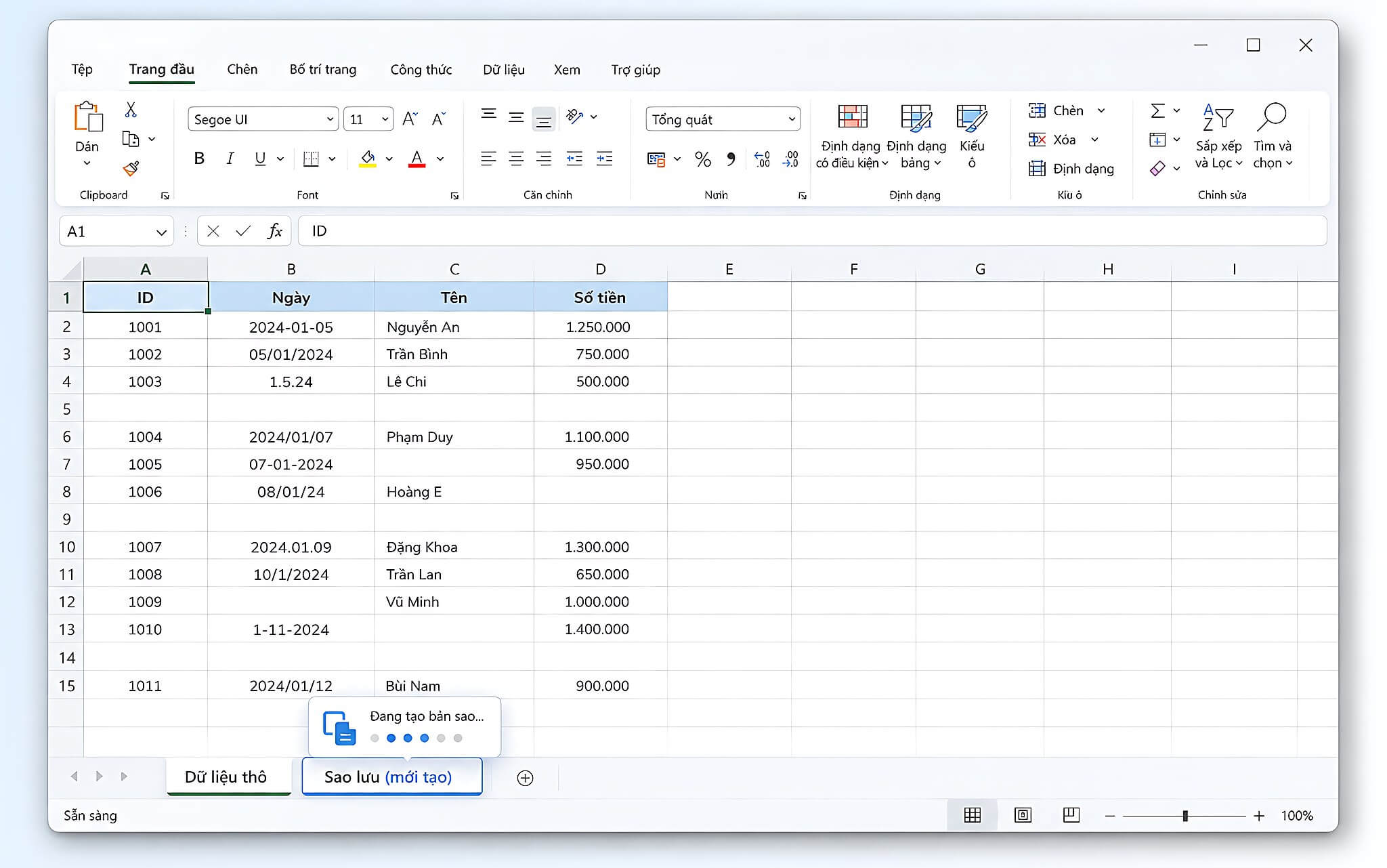 Dashboard Excel tạo từ file CSV khác gì mẫu có sẵn