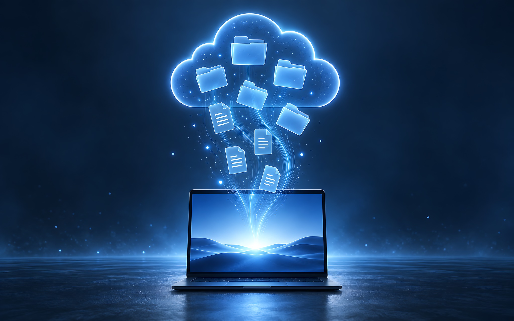 Cách đồng bộ file lên đám mây ổn định Đồng bộ file từ laptop lên lưu trữ đám mây theo chế độ truyền phát