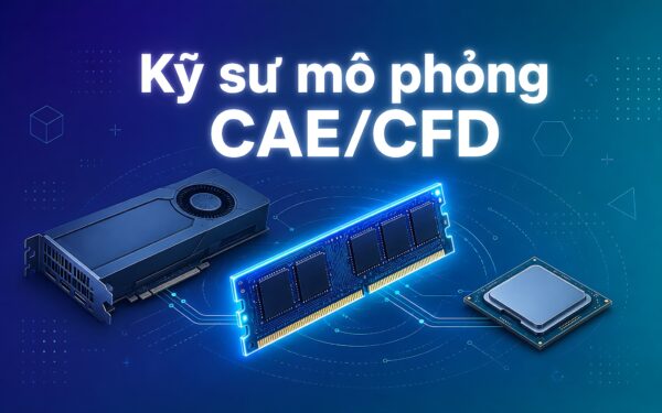 Chọn Laptop cho Kỹ sư mô phỏng CAE/CFD: Vì sao dung lượng RAM luôn đi trước GPU?