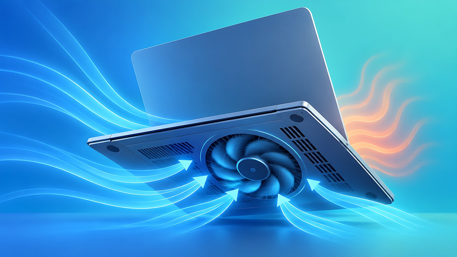 Quạt laptop ồn hơn khi luồng khí và nhiệt tăng theo thời gian