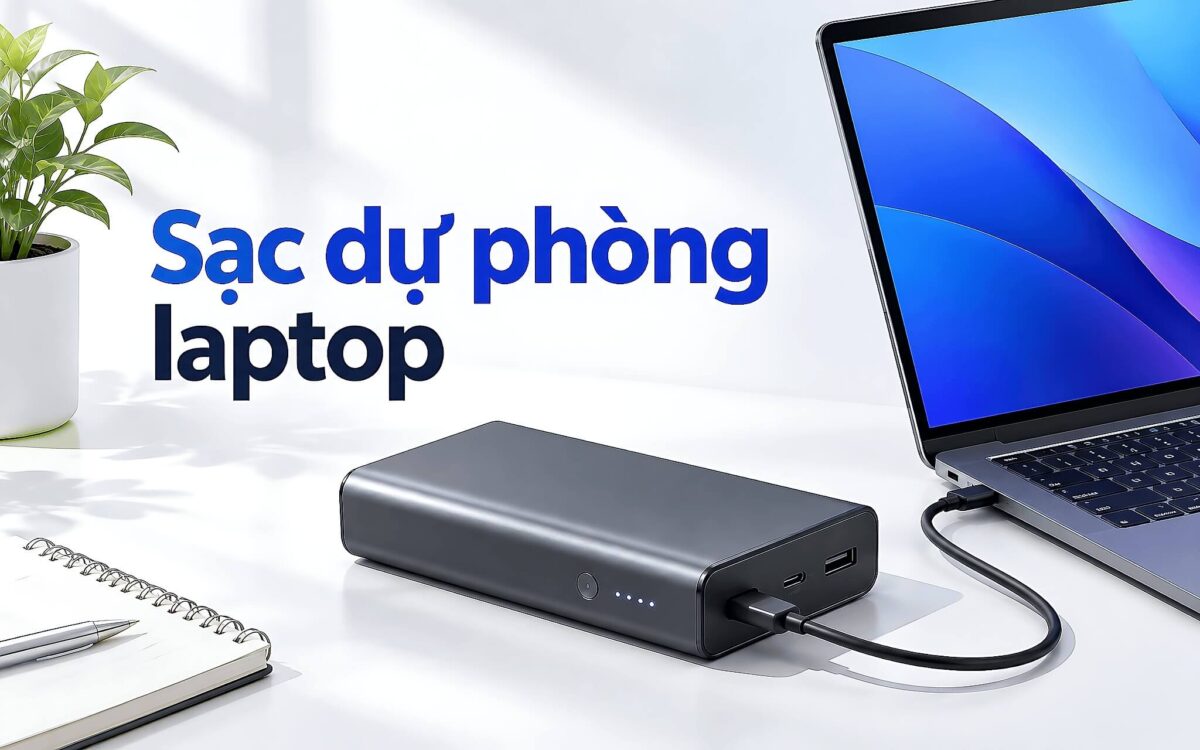Sạc dự phòng cho laptop - Cách chọn công suất PD và tính Wh chuẩn