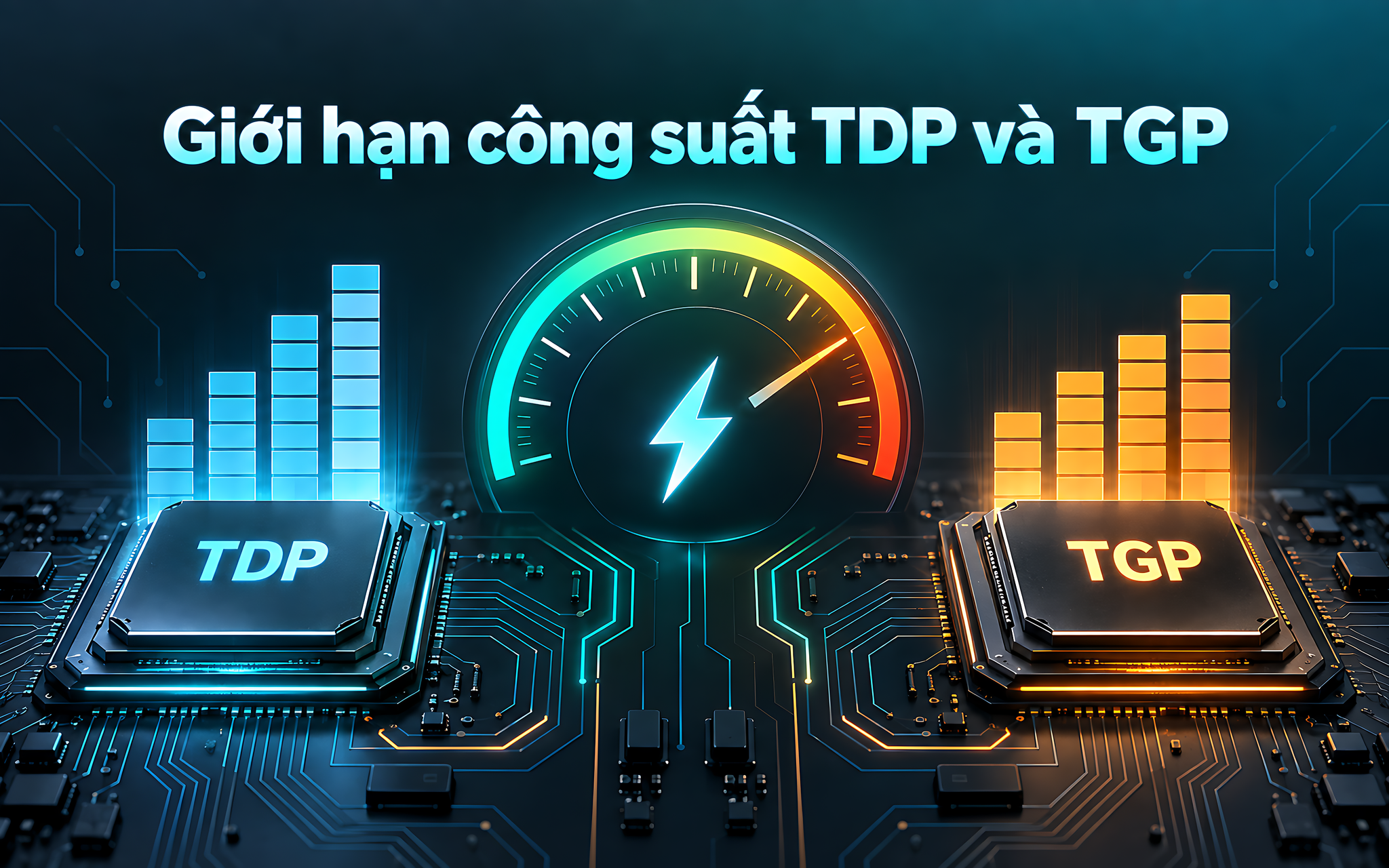 Giới hạn công suất TDP và TGP chi phối xung nhịp