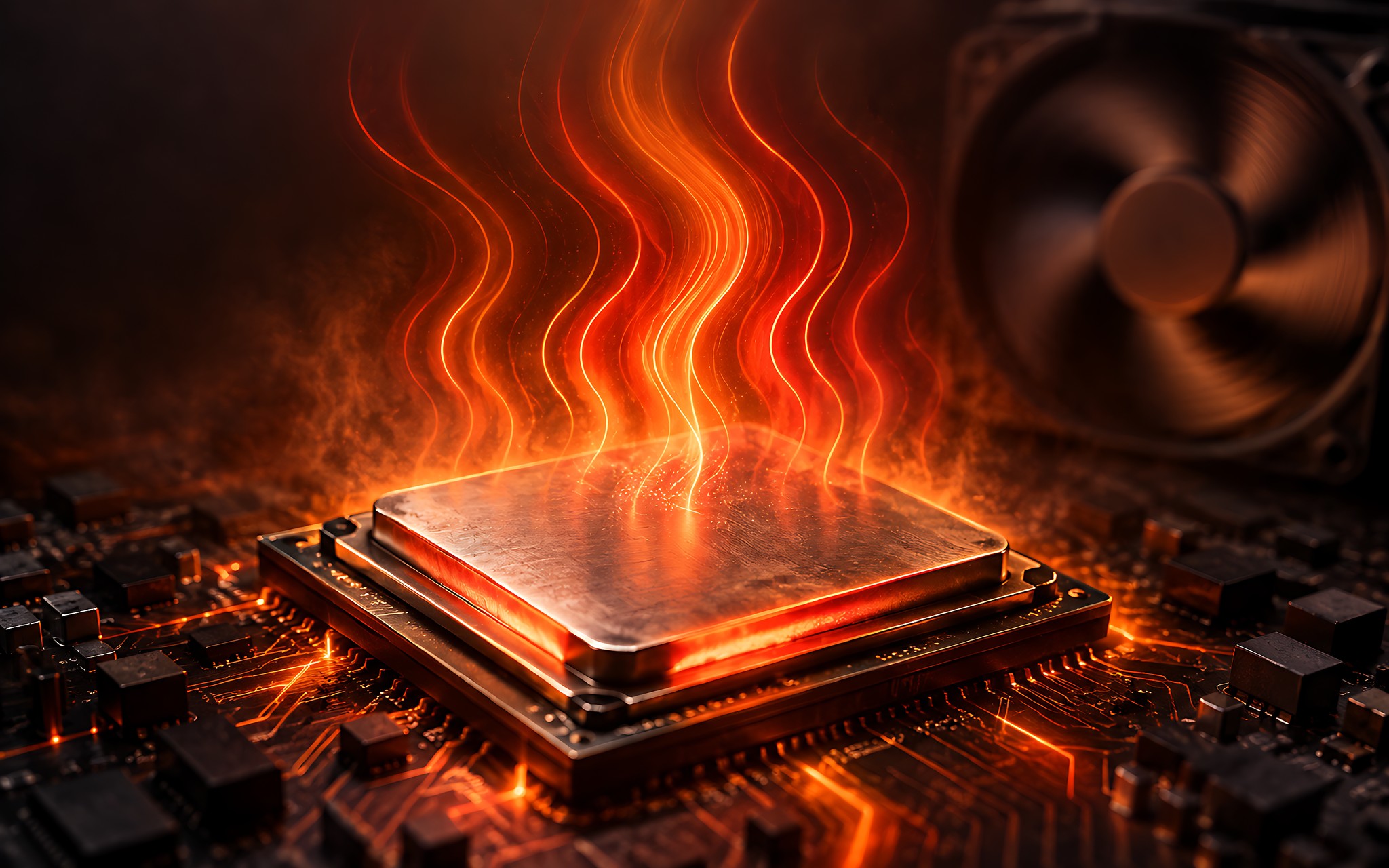 Throttling nhiệt trên hệ tản nhiệt laptop đã lão hoá