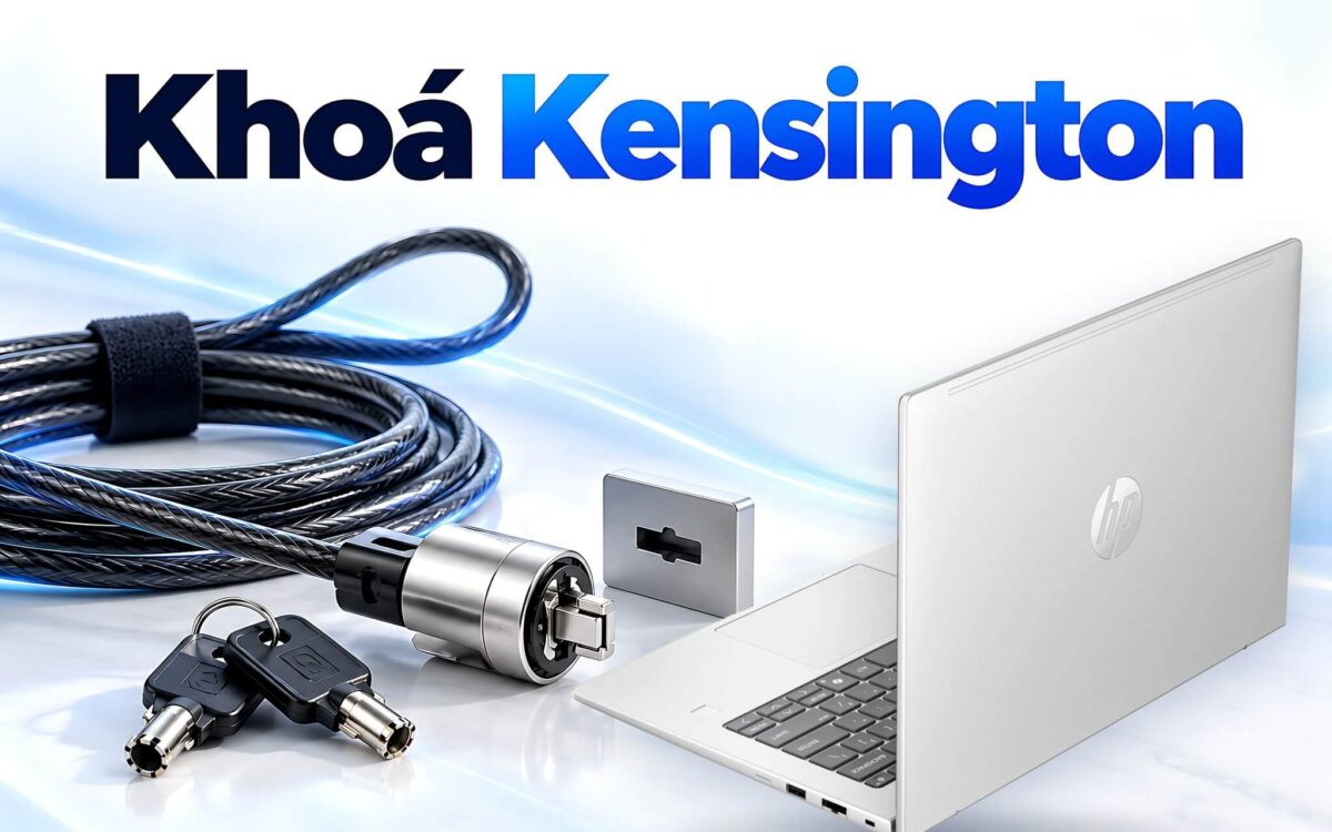Khoá Kensington là gì - Nhận biết khe khoá laptop và chọn dây chống trộm