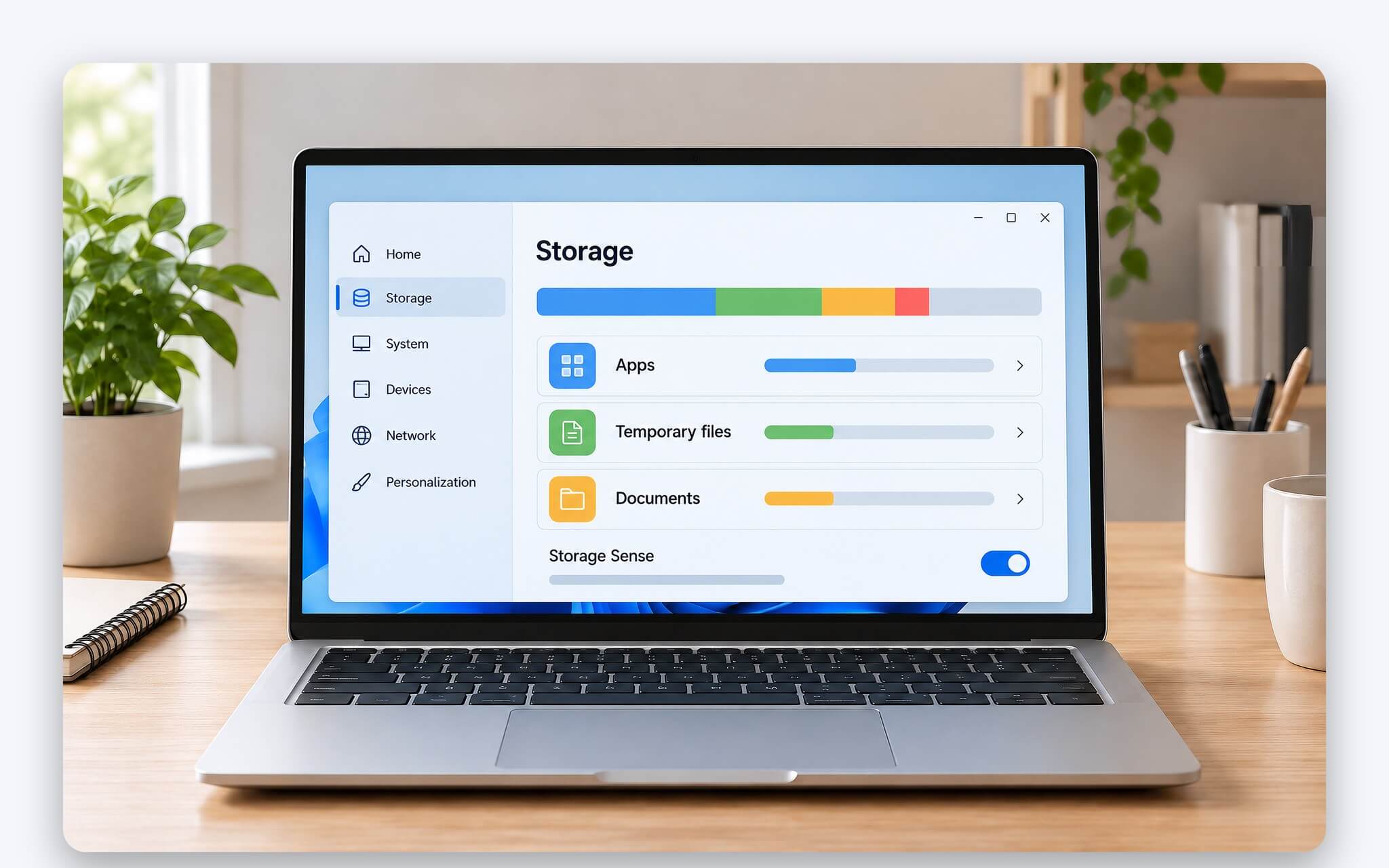 Lấy lại dung lượng trống trên SSD laptop bằng Storage Sense của Windows